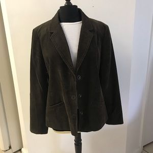 Liz Claiborne  corduroy women’s jacket  Sz 16